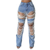 Rhinestone Fringe Jeans