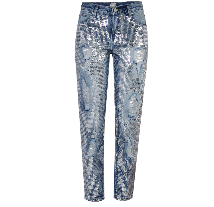 Rhinestone Jeans for Women