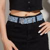 Ripped Denim Belt