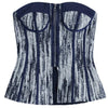 Strapless Denim Corset Top