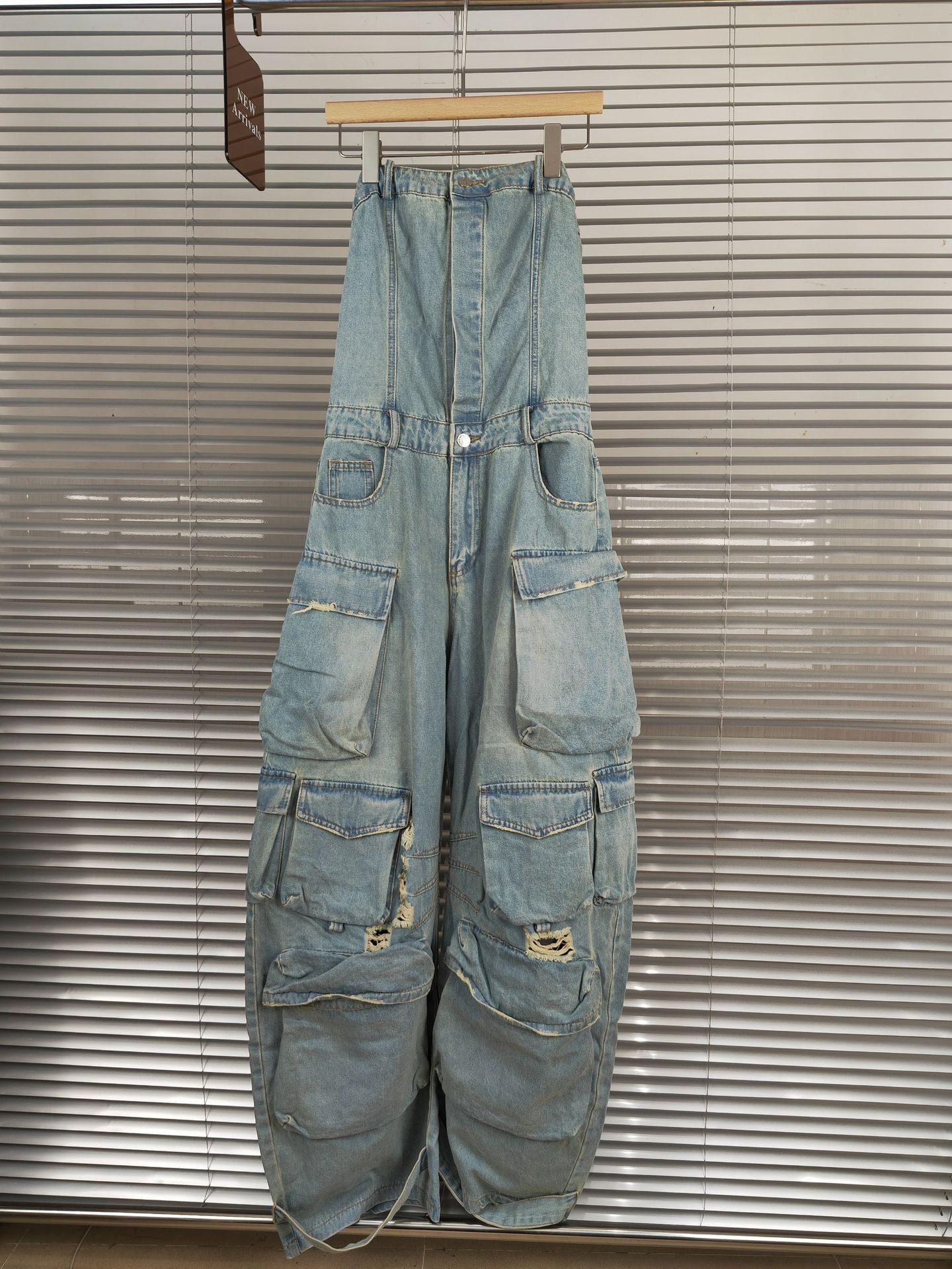 Strapless Denim Jumpsuit