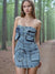 Strapless Denim Mini Dress