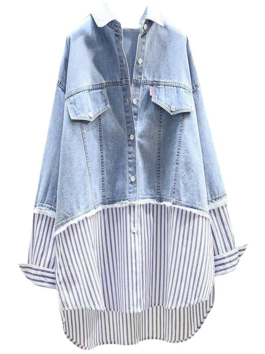 Striped Denim Shirt