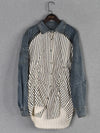 Striped Denim Shirt Womens