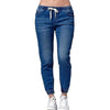 Tie Waist Skinny Jeans