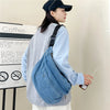 Unisex Denim Crossbody Bag