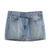 Vintage Denim Mini Skirt