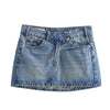 Vintage Denim Mini Skirt