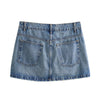 Vintage Denim Mini Skirt