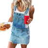 Vintage Denim Overall Dress