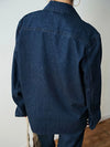 Vintage Denim Trench Coat