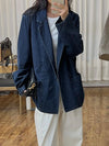 Vintage Denim Trench Coat