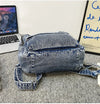 Washed Denim Backpack