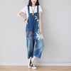 Wide Leg Denim Overalls