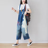 Wide Leg Denim Overalls