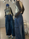 Women's Baggy Cargo Jeans