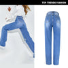 Women's Blue Jeans Straight Leg