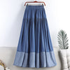 Women's Denim Skirt Midi