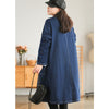 Women's Long Denim Trench Coat