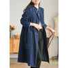 Women's Long Denim Trench Coat