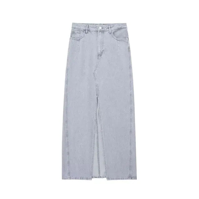 Women's Maxi Denim Skirts