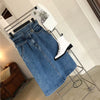 Women's Midi Denim Skirt