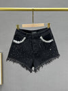 Women's Rhinestone Denim Shorts