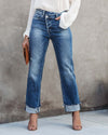 Women's Straight Leg Blue Jeans