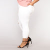 Women's White Slim Jeans