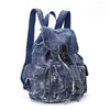 Womens Denim Backpack