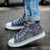 Womens Denim High Top Sneakers